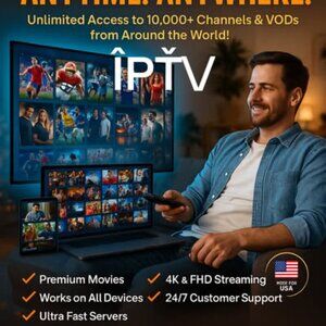 ⚡ VIP IPTV LIFETIME ACCESS! All Channels, Movies & PPV – INSTANT DELIVERY!